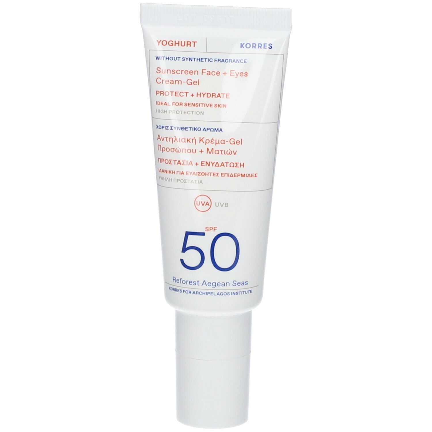 Korres Yoghurt Sunscreen Cream-Gel Face & Eyes SPF50