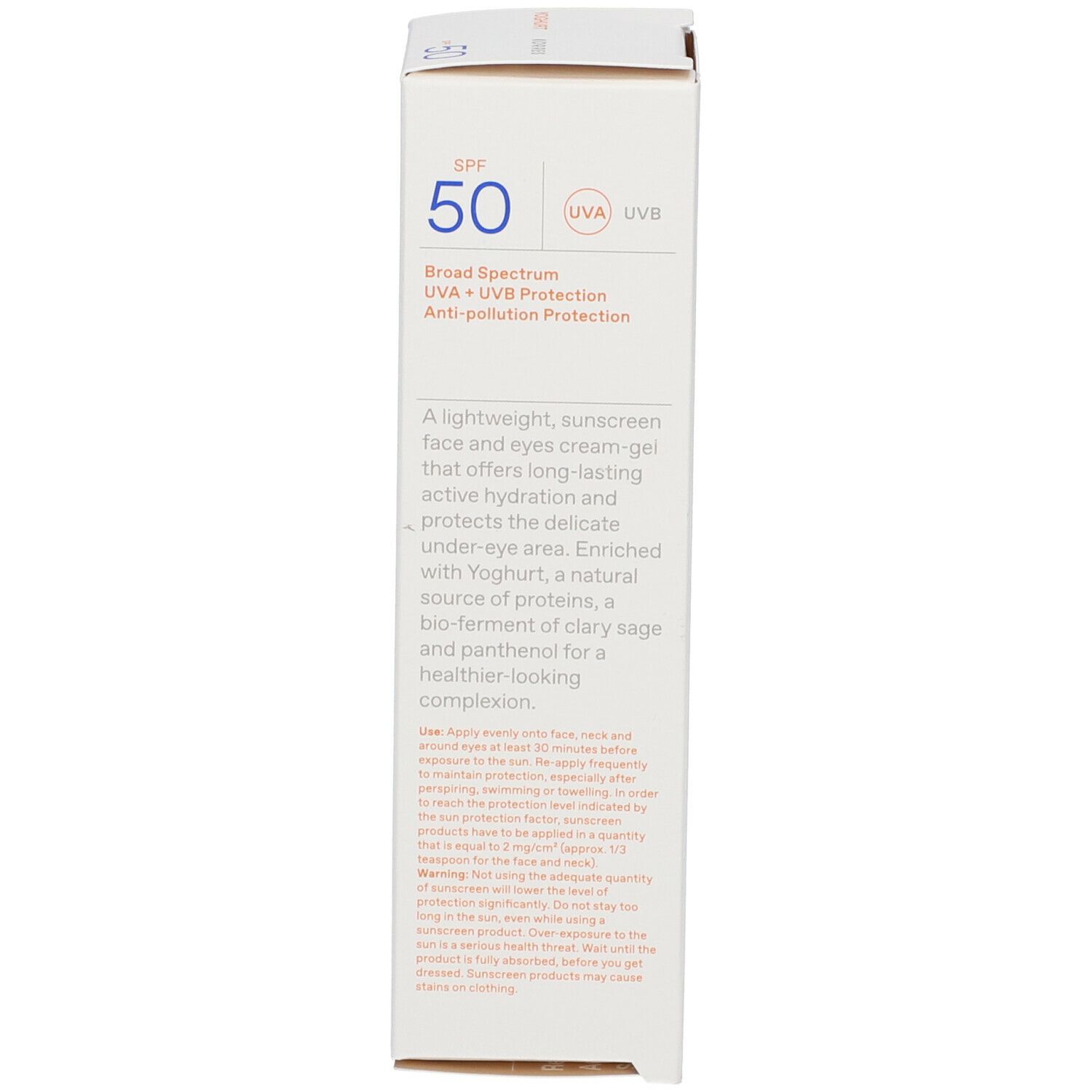 Korres Yoghurt Sunscreen Cream-Gel Face & Eyes SPF50