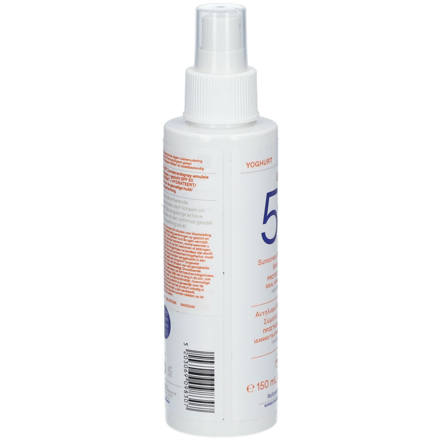 Korres Yoghurt Sunscreen Spray Emulsion Face & Body SPF50