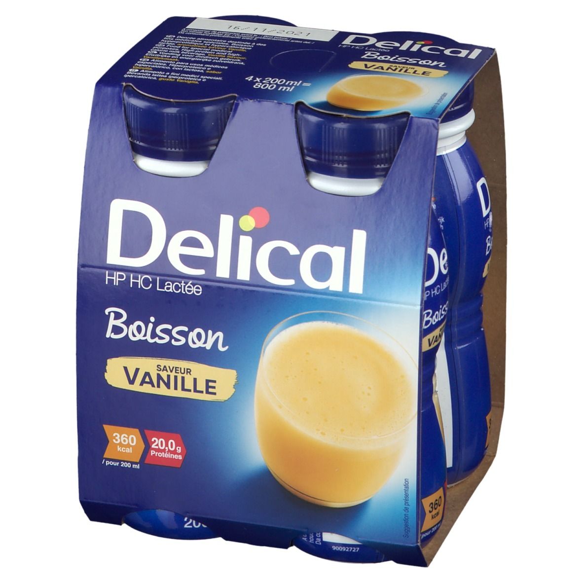 Delical Melkdrank HP-HC Vanille 360kcal