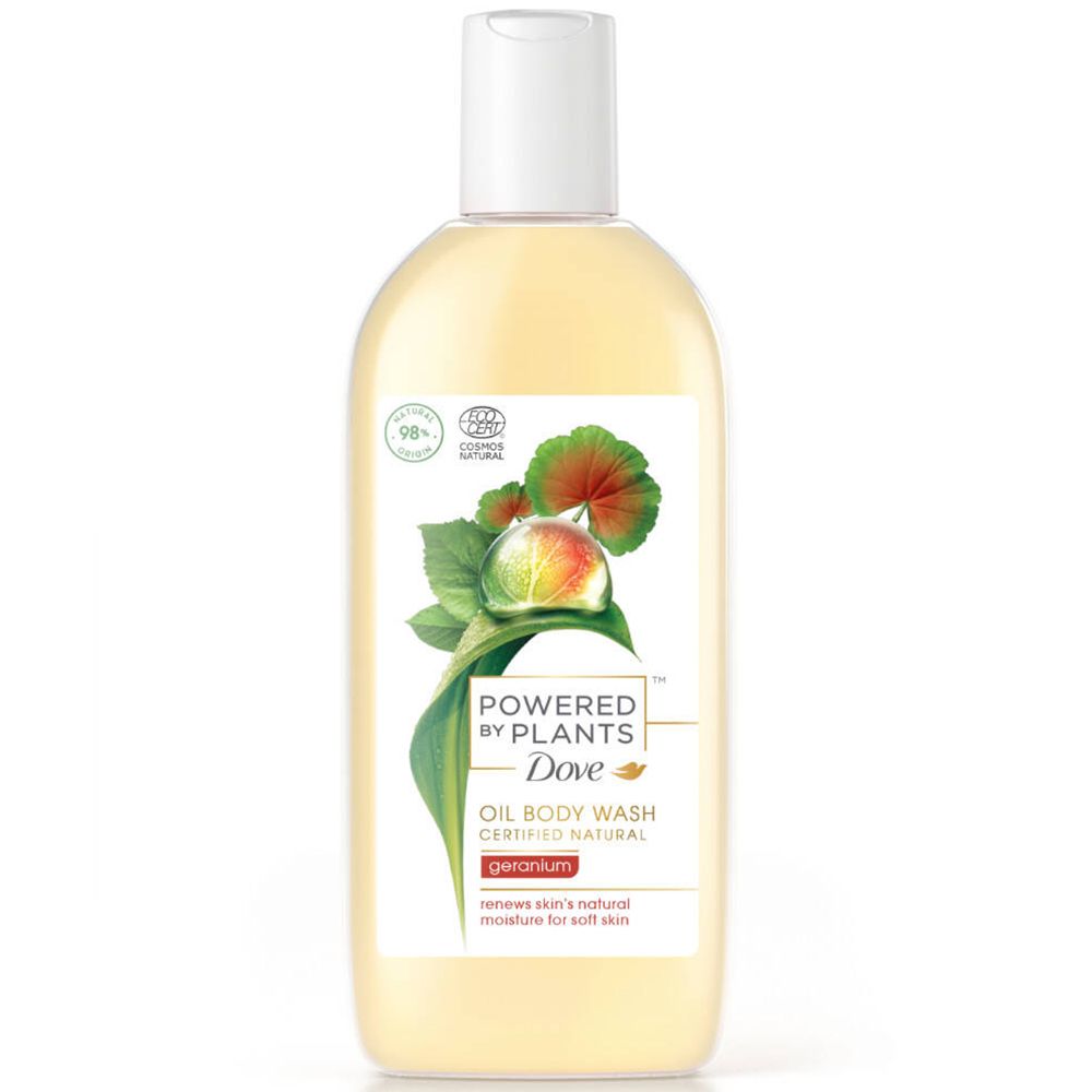 Dove Powered by Plants Huile de Douche Geranium