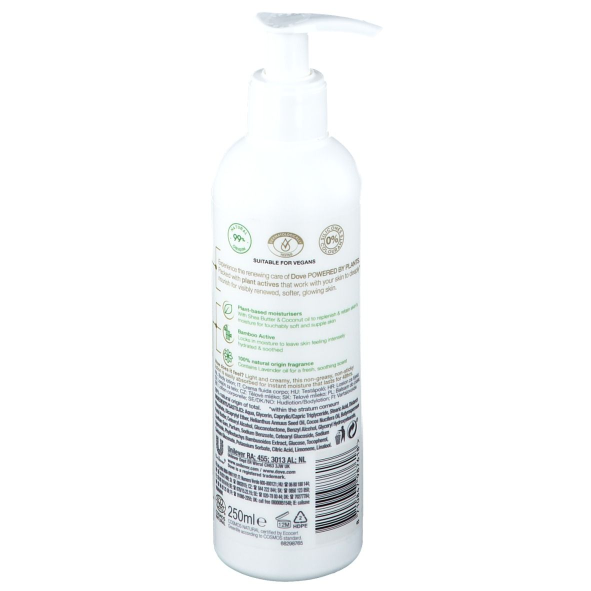 Dove Powered by Plants Body Lotion Soothing Bamboo