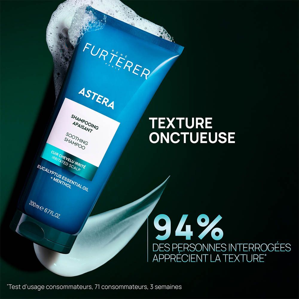 Tube et boîte du shampooing Astera Fresh de René Furterer.