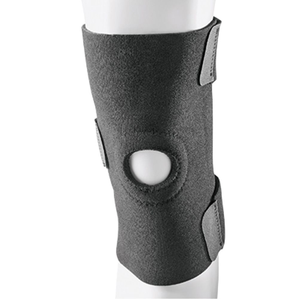 Gele achtergrond met zwart symbool voor verstelbaar en maat: 33.0 - 44.4 CM.