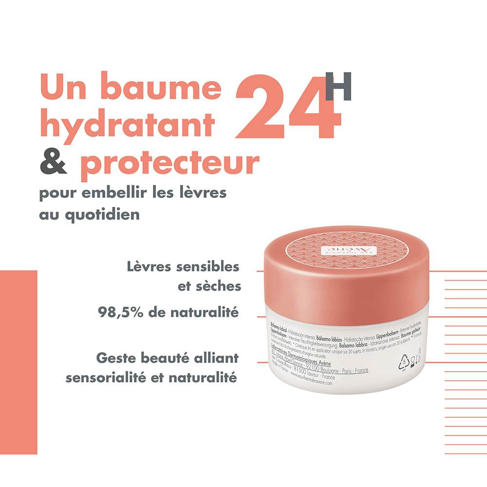 Avène Cold Cream Baume Lèvres Hydratant intense 24H | nourrissant lèvres très sèches