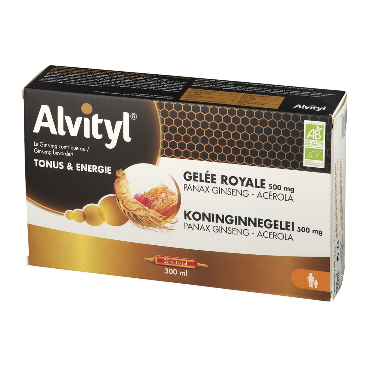 Alvityl Gelée Royale Ginseng - Acérola
