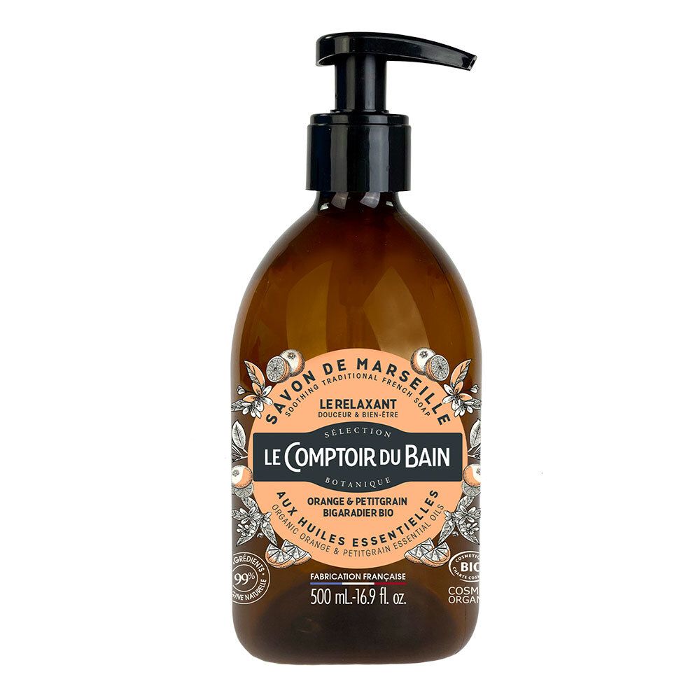 Le Comptoir du Bain Traditionele Marseillezeep Relax Sinaasappel & Pomerans Bio