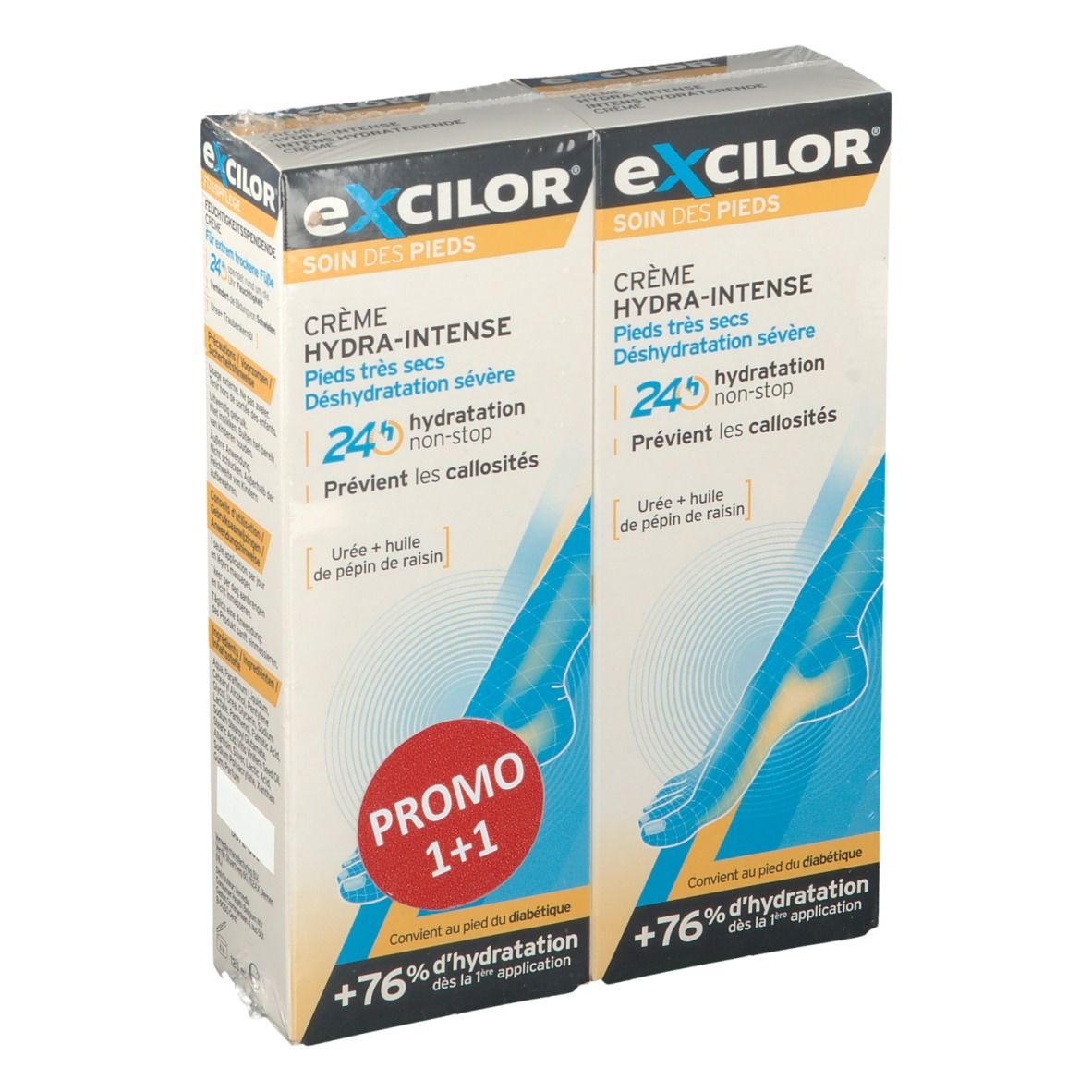 Excilor Intens Hydraterende Crème 1+1 GRATIS