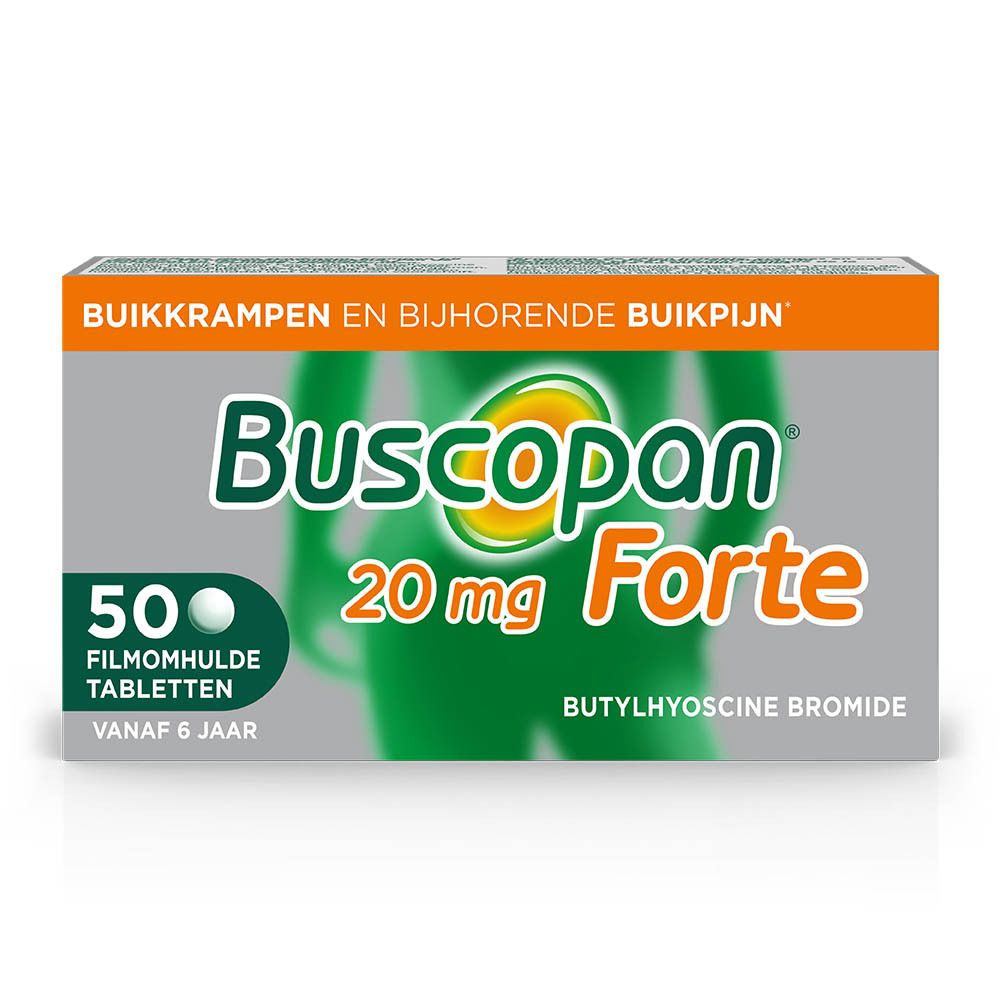 Buscopan® Forte 20 mg | Buikkrampen En Bijhorende Buikpijn