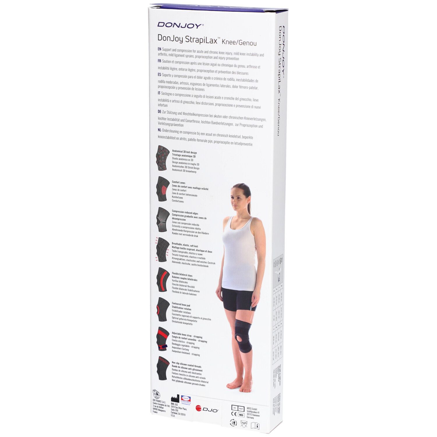 DonJoy® StrapiLax™ Knie Kind