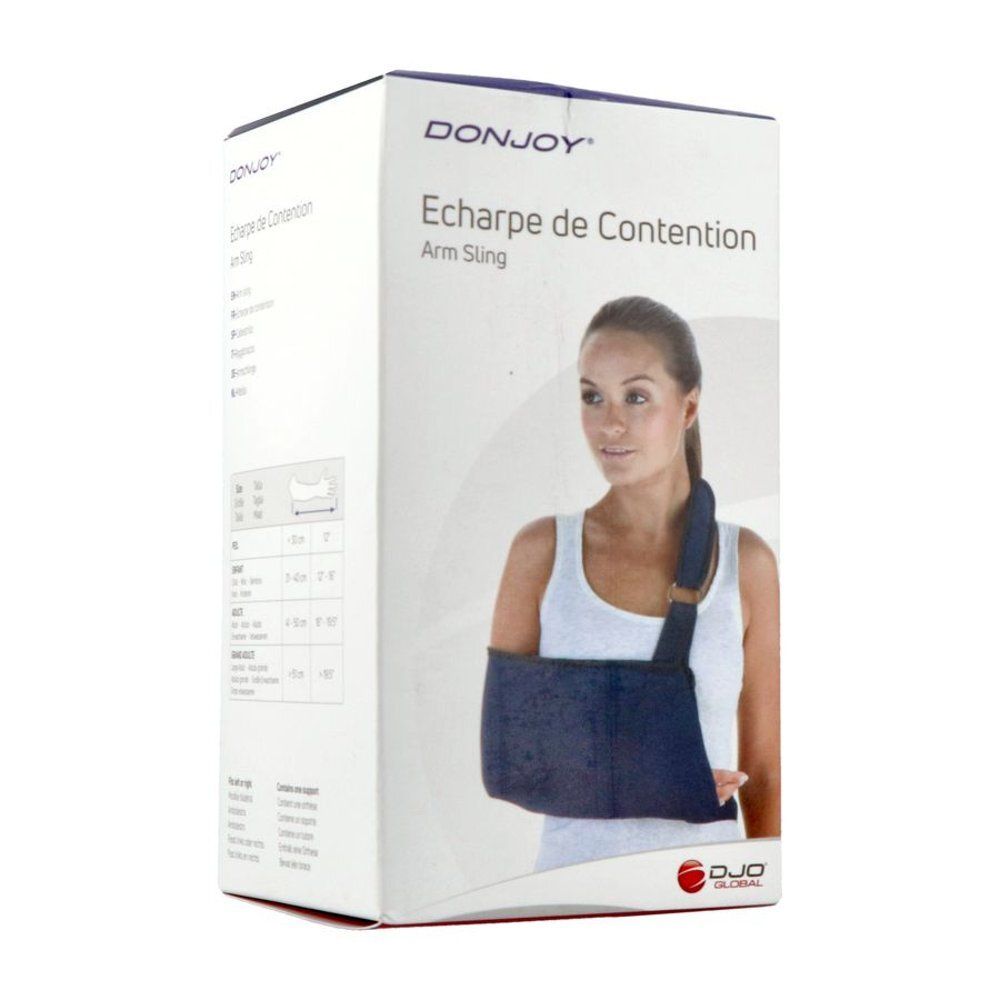 DonJoy Arm Sling verpakking met vrouw