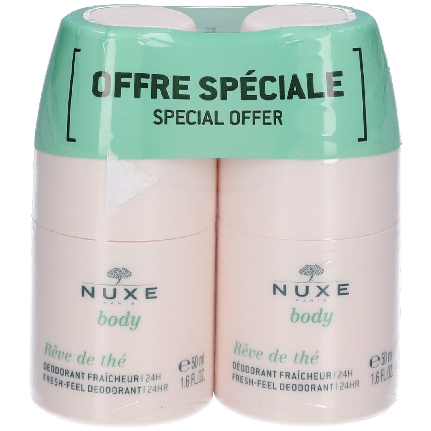 Nuxe Body Rêve de Thé Fresh-Feel Deodorant 24h DUO