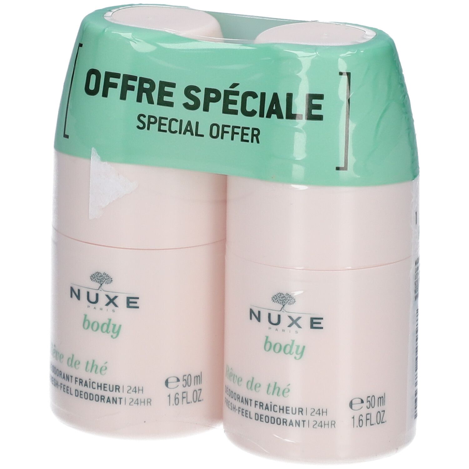 Nuxe Body Rêve de Thé Fresh-Feel Deodorant 24h DUO