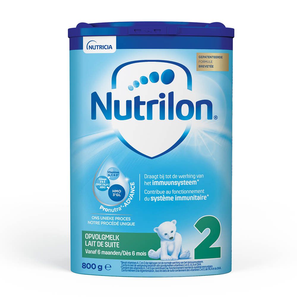 Nutrilon 2 Lait de suite Bébé 6-12 mois lait en poudre boîte 800g