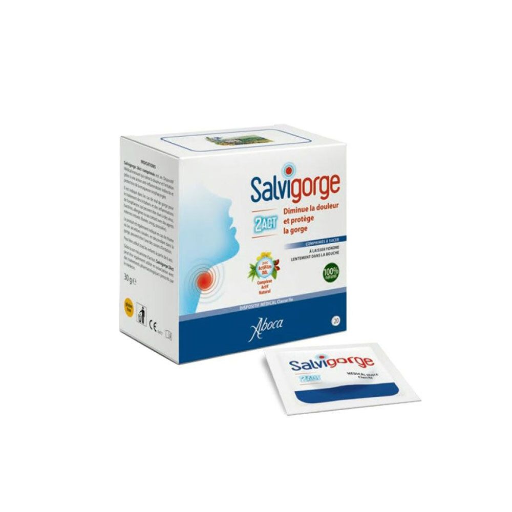Aboca Salvigorge 2Act Comprimés