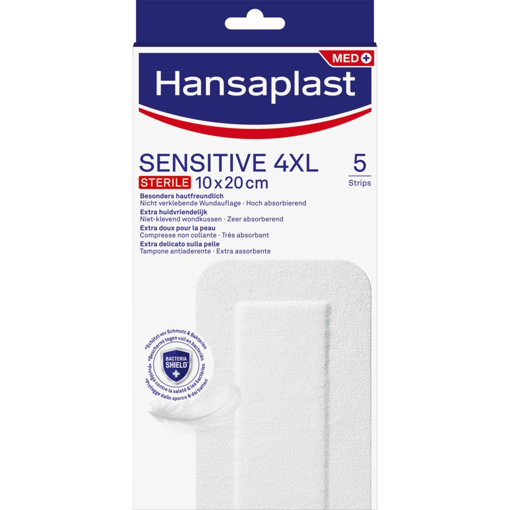 Hansaplast Sensitive 4XL Steriel 10x20cm