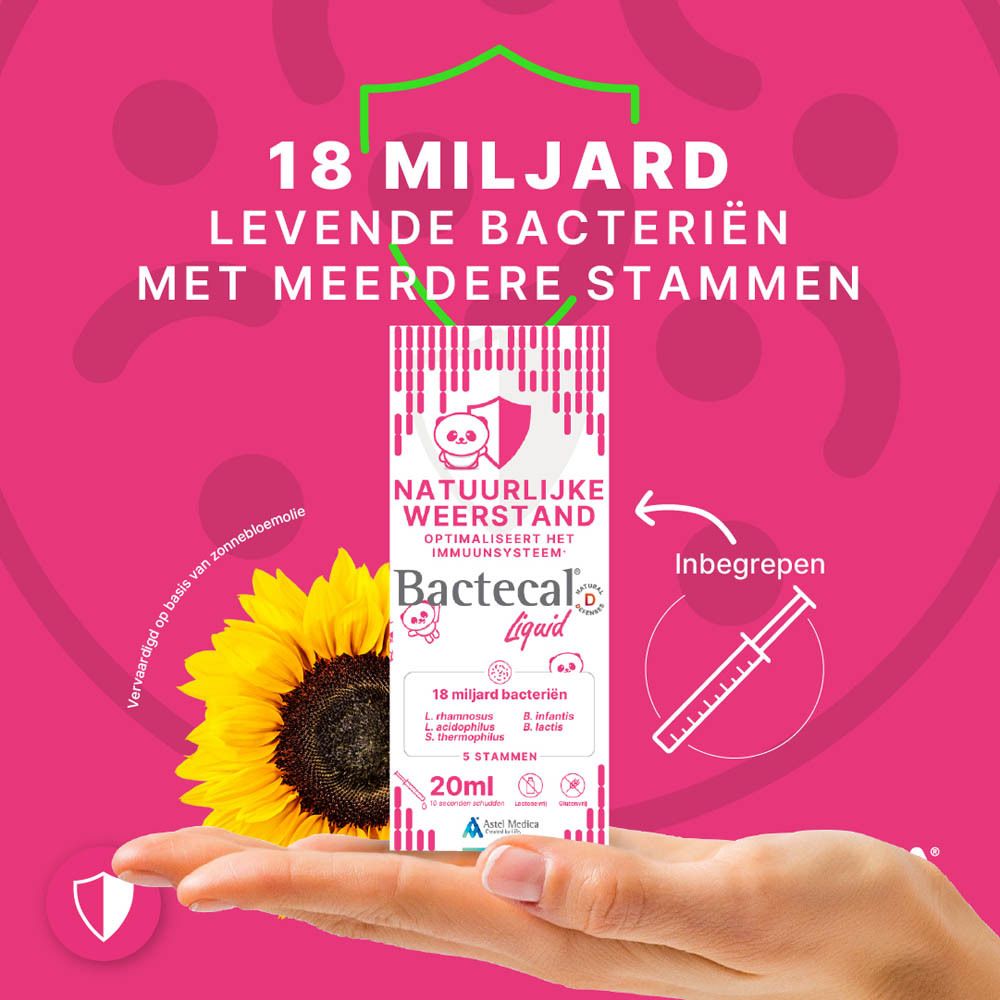 Bactecal D Liquid fles, immuunsysteem, 60ml.