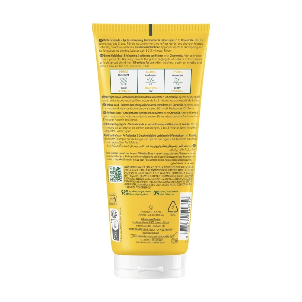 KLORANE Kamille BIO Haarspoeling: Romige textuur en fruitig-kruidige geur.