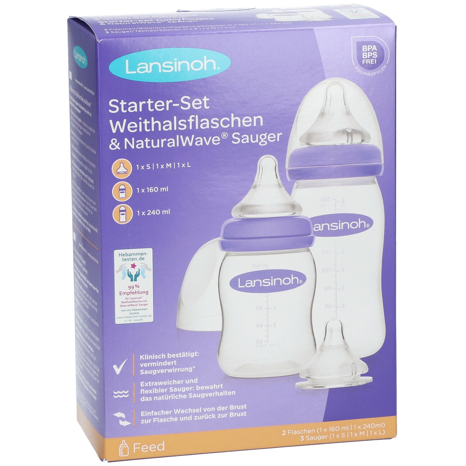 Lansinoh Starterset met NaturalWave®-Speen