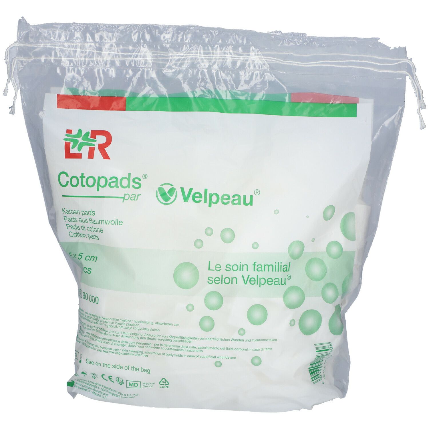 Lohmann & Rauscher Velpeau® Cotopads 5 x 5cm 90000