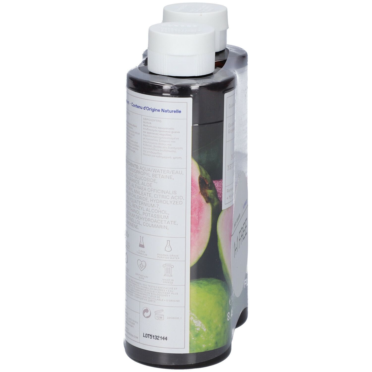 Korres Guava Renewing Body Cleanser 1+1 GRATIS