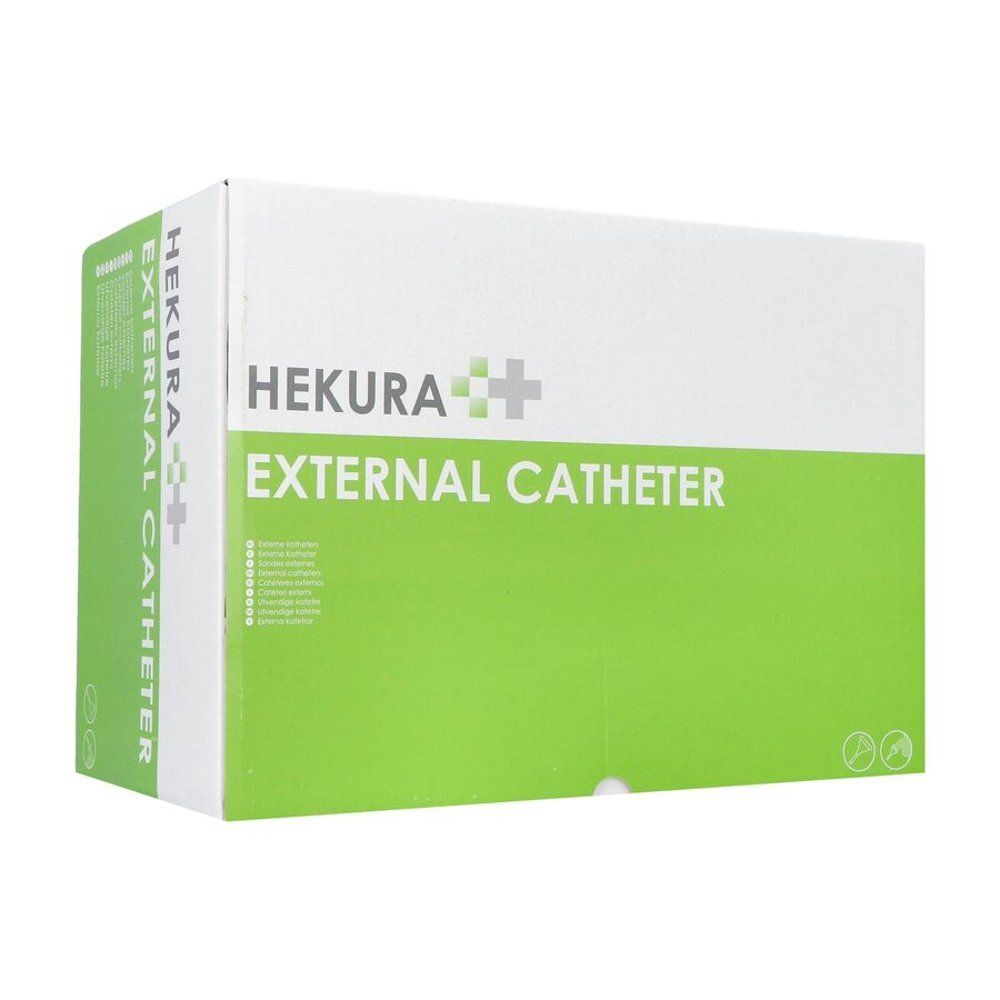 Emballage d'un cathéter externe Hekura Plus.