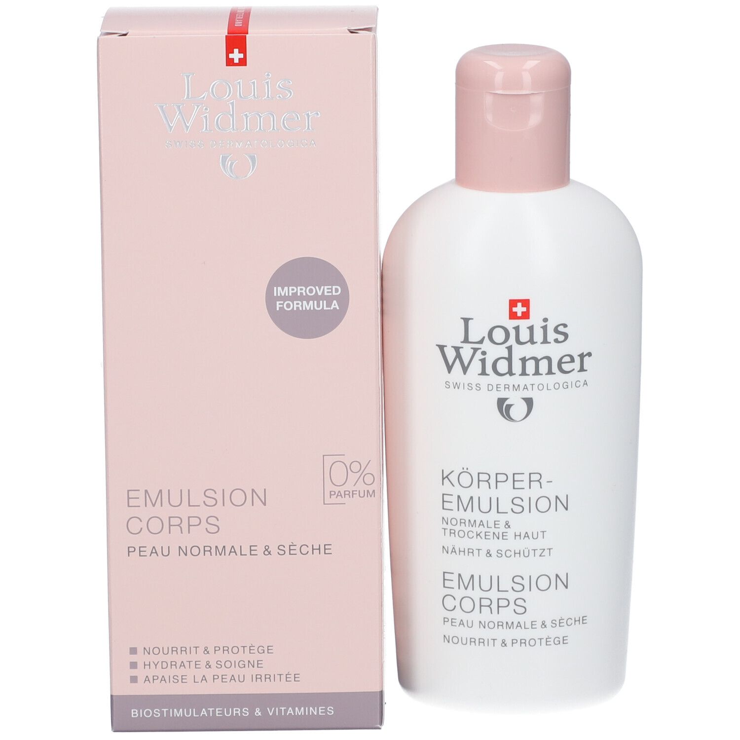Louis Widmer Lichaamsemulsie Zonder Parfum Nieuwe Formule