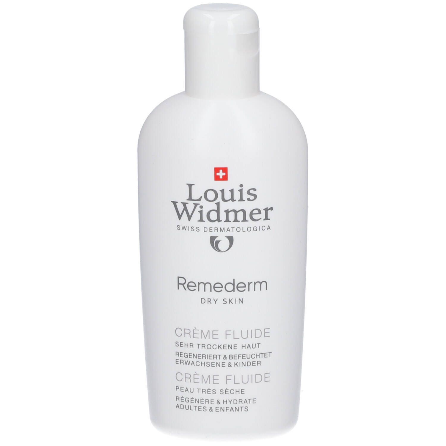 Louis Widmer Remederm Crème Fluide Sans Parfum Nouvelle Formule