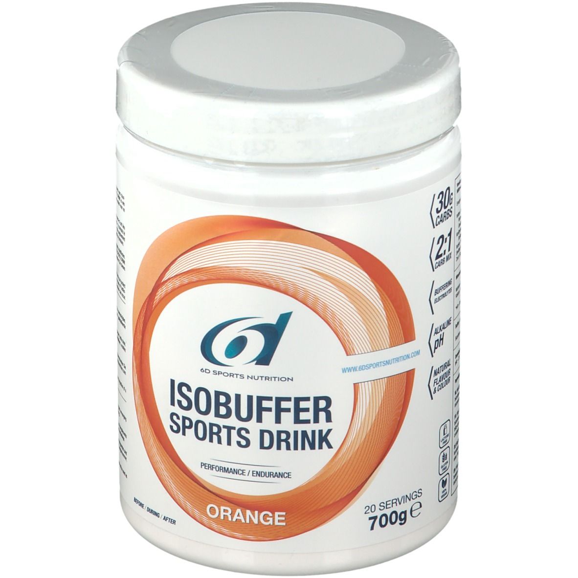 6D Sports Nutrition Isobuffer Orange