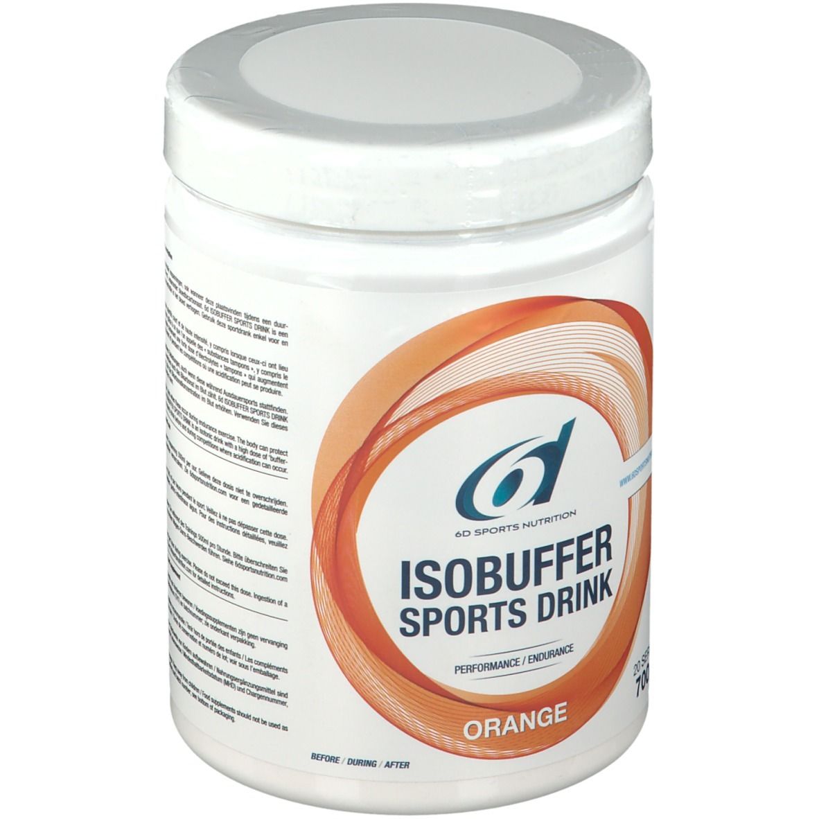 6D Sports Nutrition Isobuffer Orange