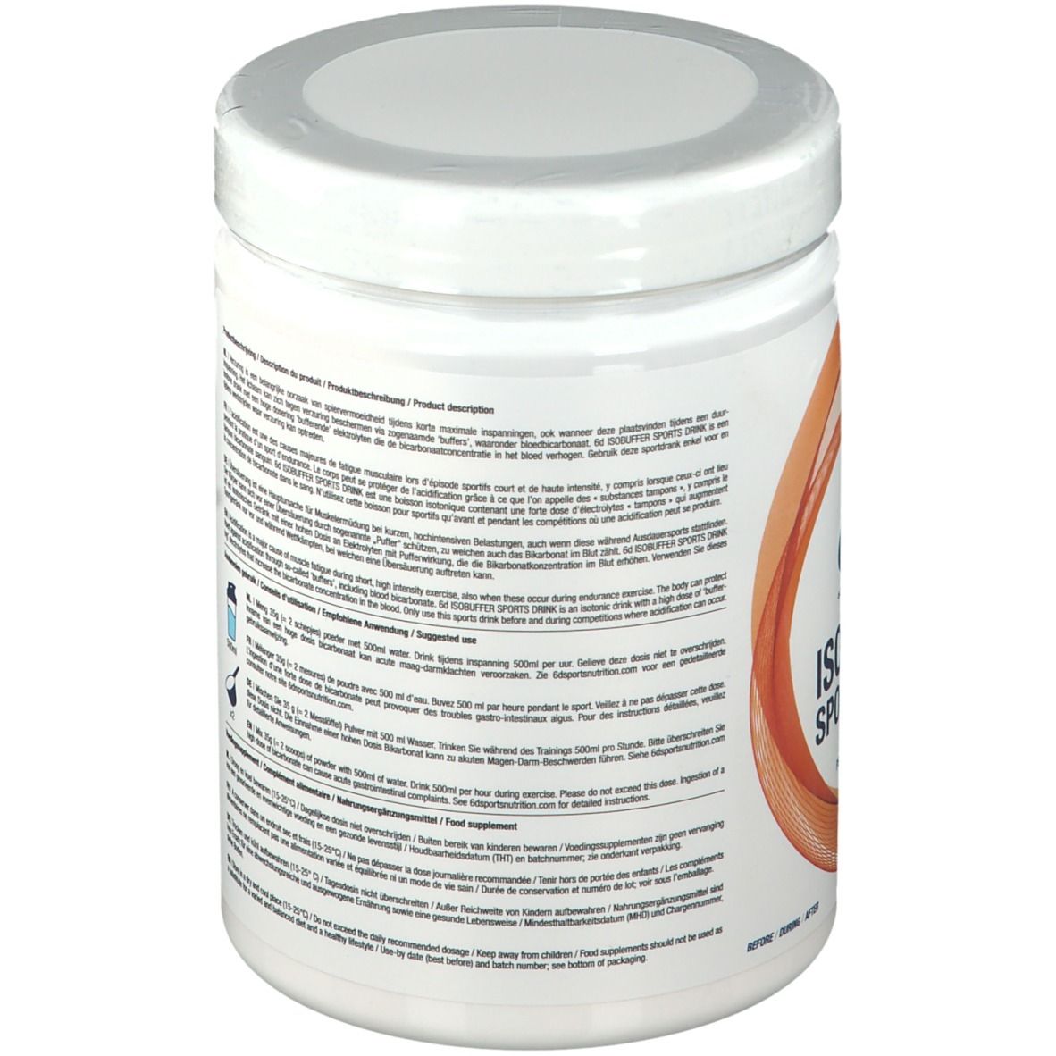 6D Sports Nutrition Isobuffer Orange