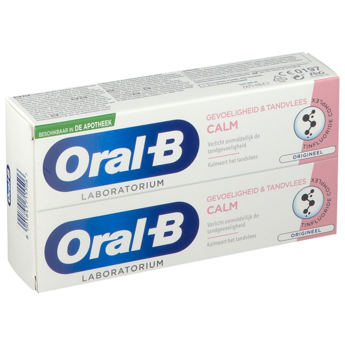 Oral-B Dentifrice Sensibilité & Gencives Calm Original DUO