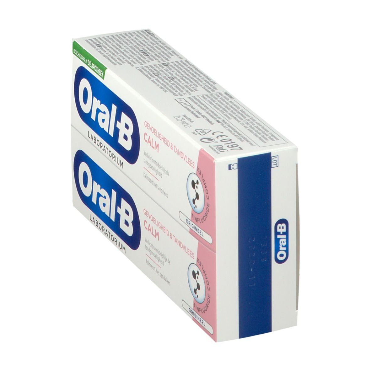 Oral-B Dentifrice Sensibilité & Gencives Calm Original DUO