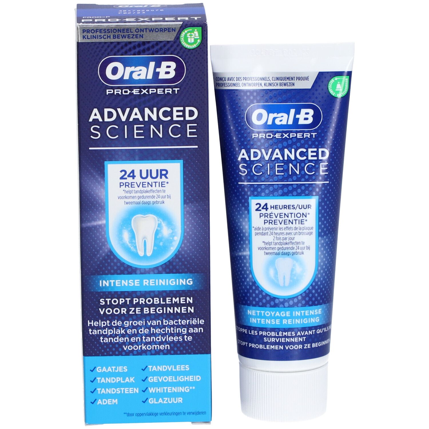 Oral-B Tandpasta Pro-Expert Intense Reiniging 75 Ml - Farmaline