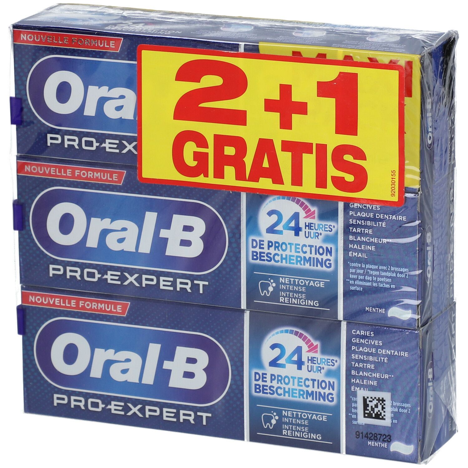 Oral-B Pro-Expert Nettoyage Intense Dentifrice 2+1 GRATUIT