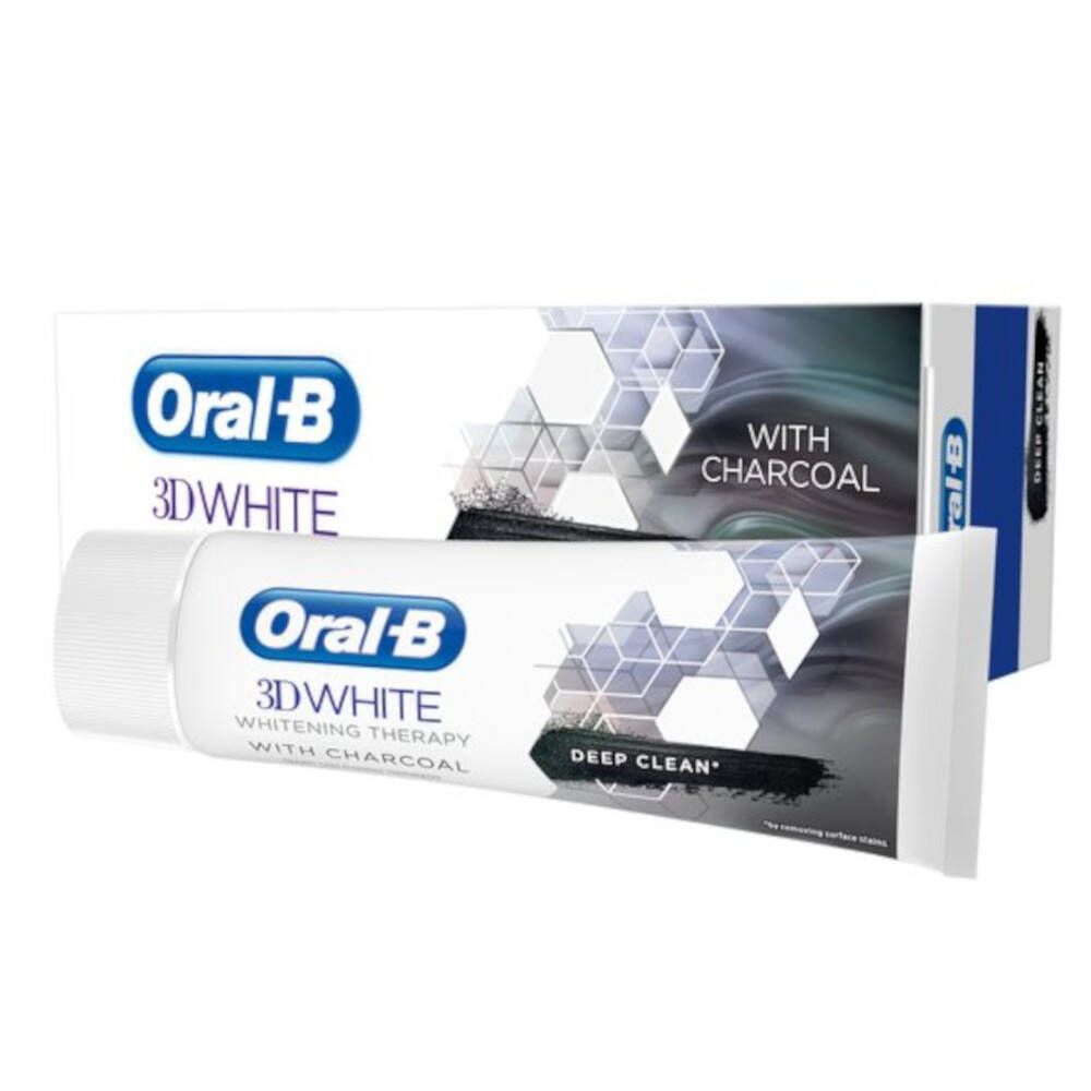 Oral-B Tandpasta 3D White Whitening Therapy Charcoal
