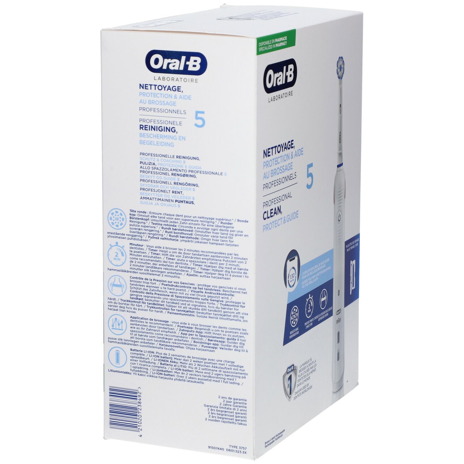 Oral-B Elektrische Tandenborstel Laboratoire 5