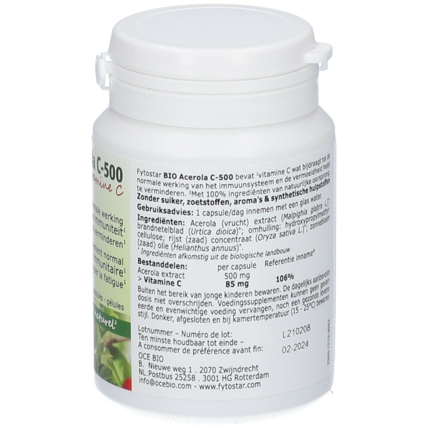 Fytostar BIO Acerola C 500 - Vitamine C