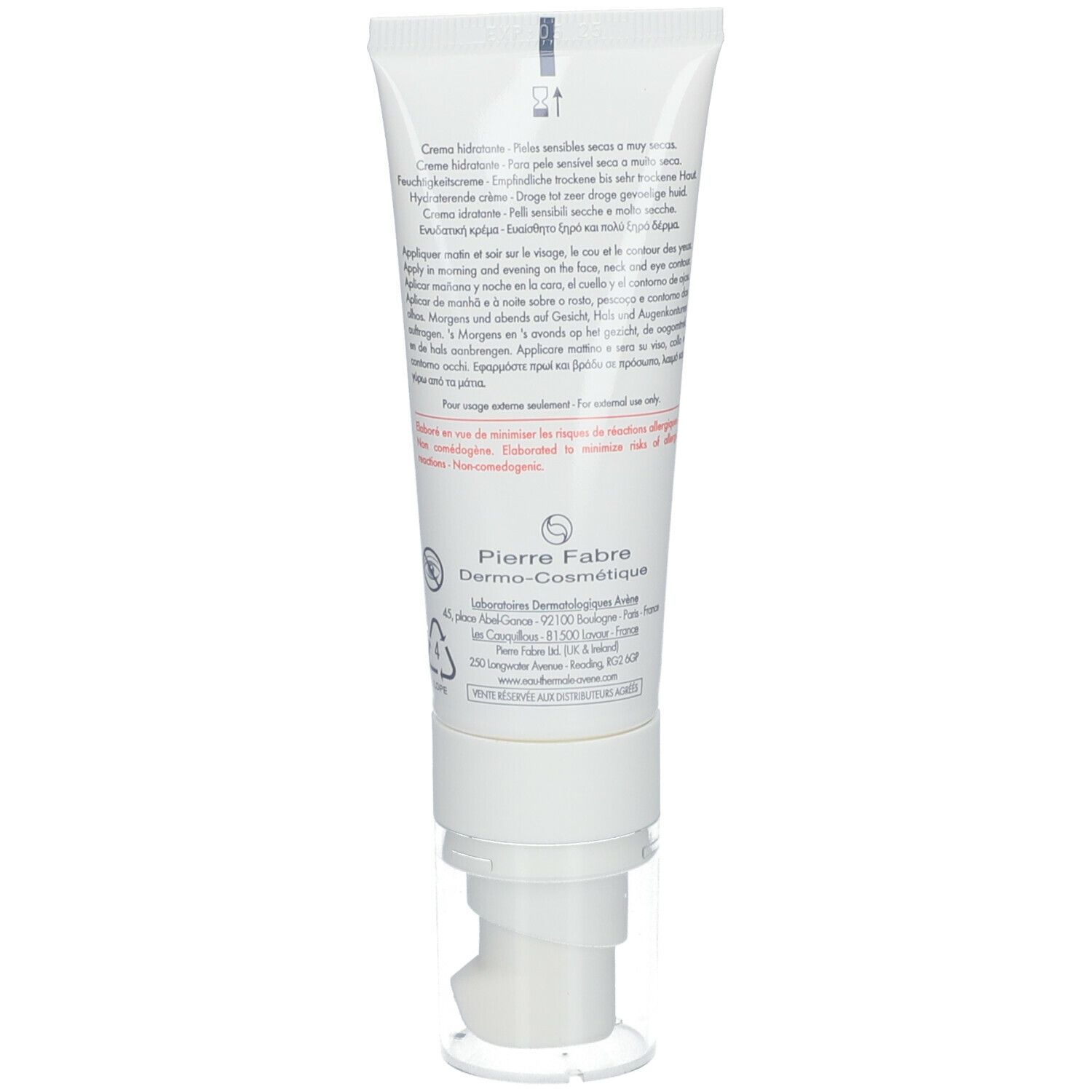 Avène Tolérance Hydra-10 Crème hydratante 48 H