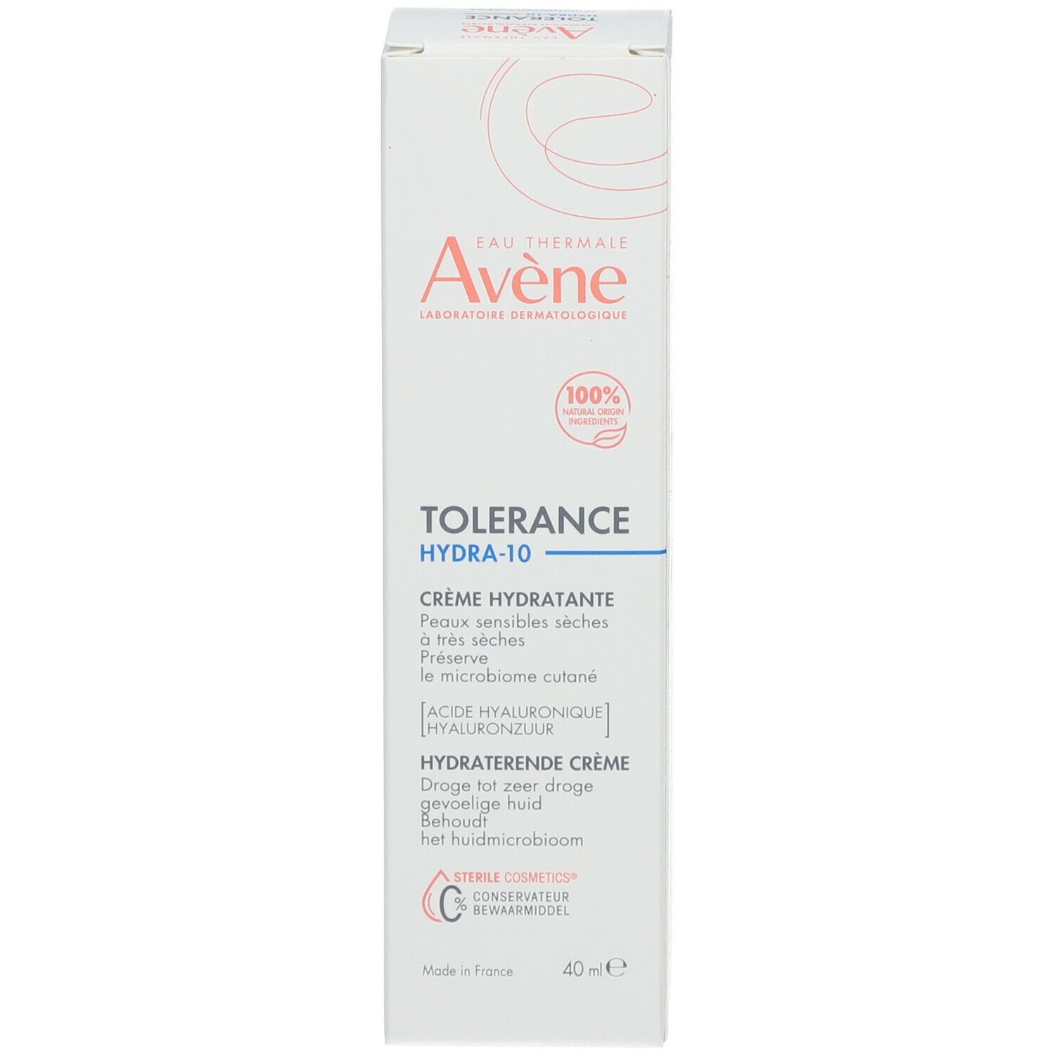 Avène Tolérance Hydra-10 Crème hydratante 48 H