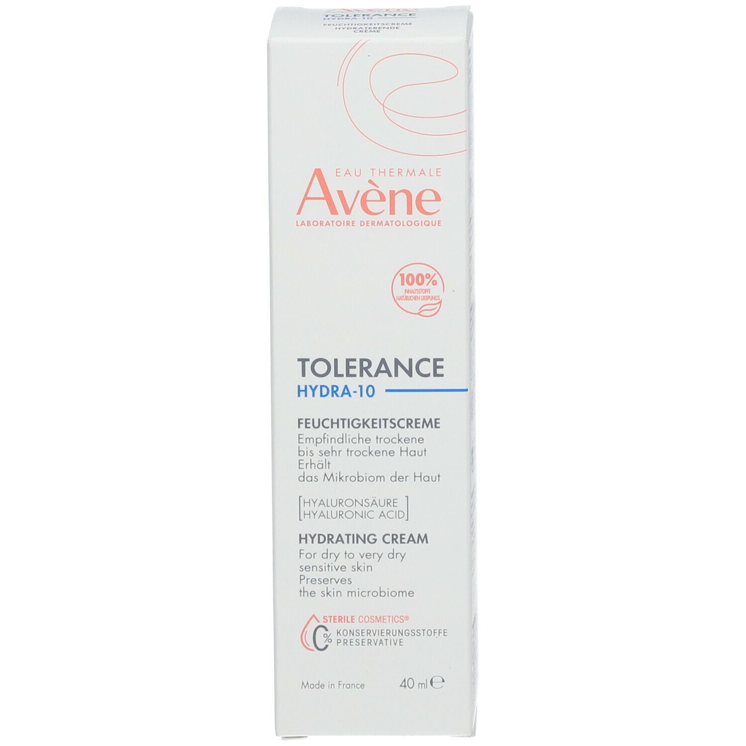 Avène Tolérance Hydra-10 Crème hydratante 48 H