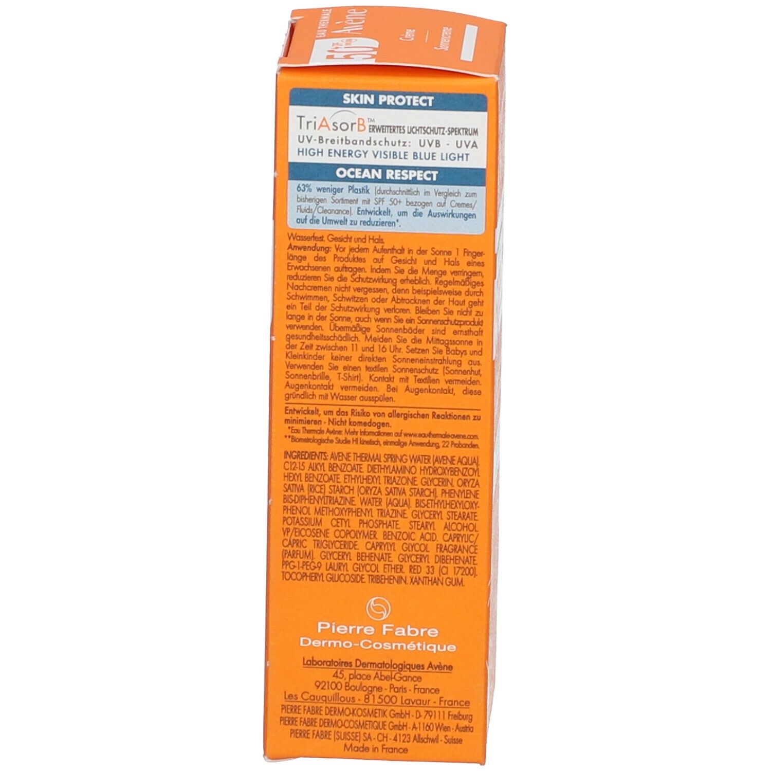 Avène Crème solaire SPF 50+