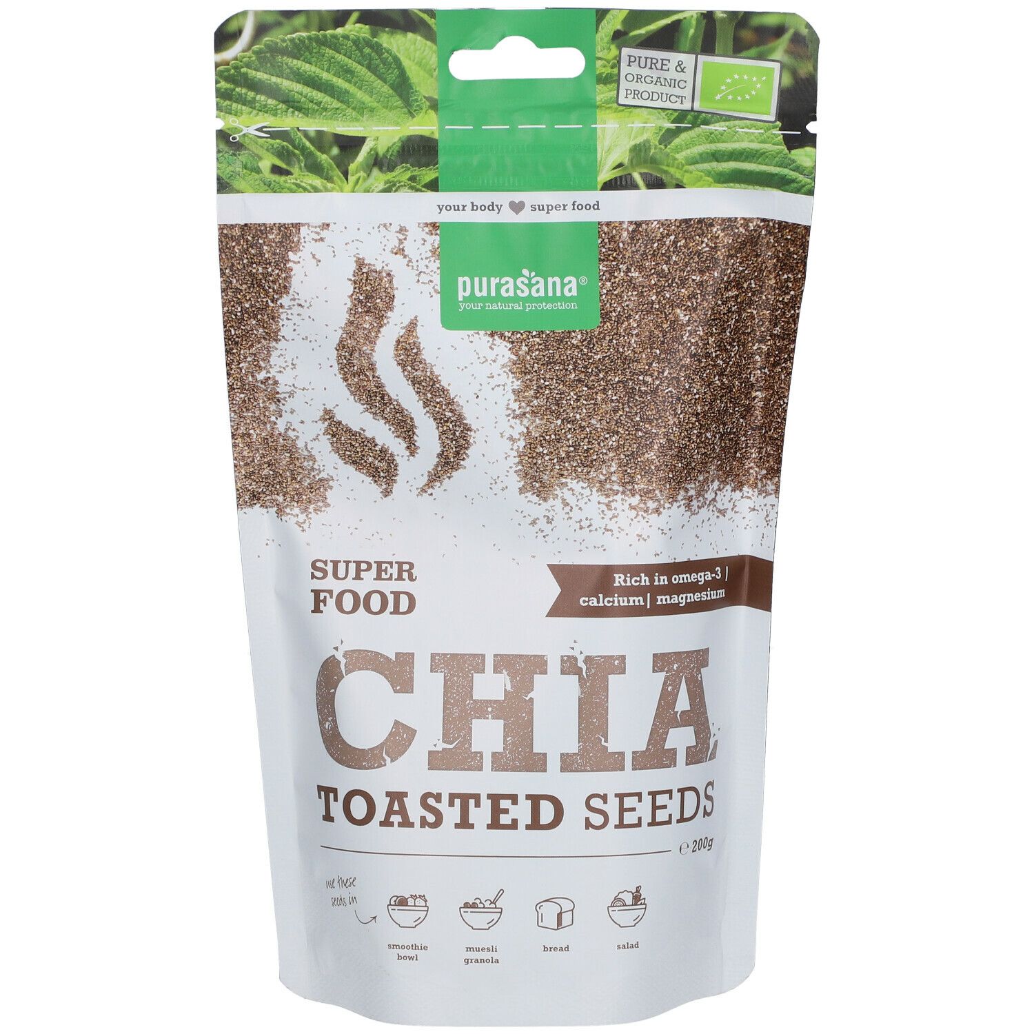 Purasana® Chia Toasted Seeds Bio