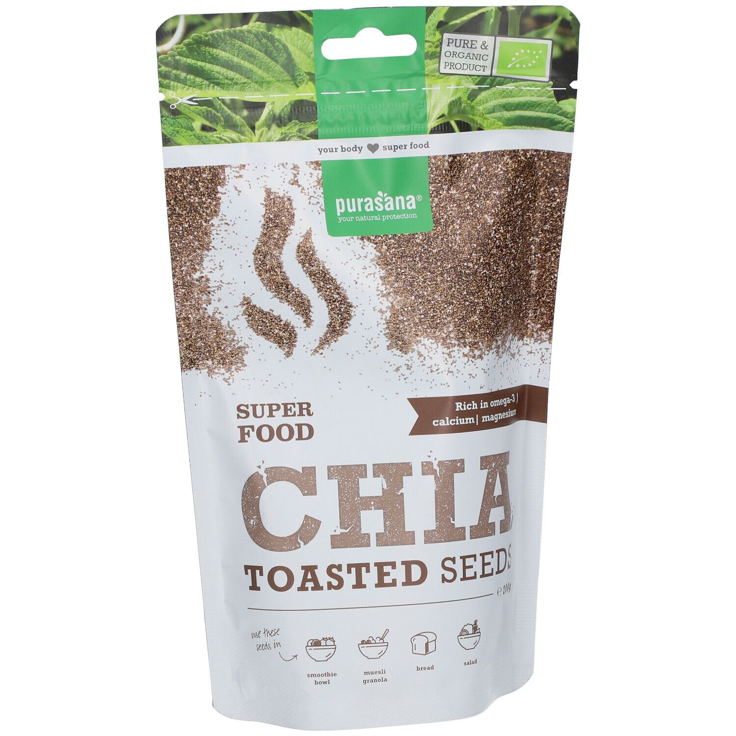Purasana® Chia Toasted Seeds Bio