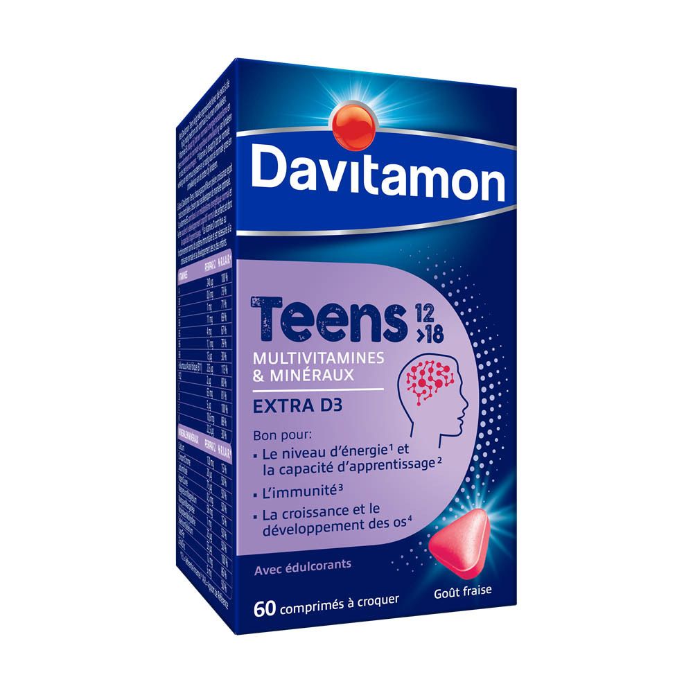 Davitamon Teens Multivitamines Fraise