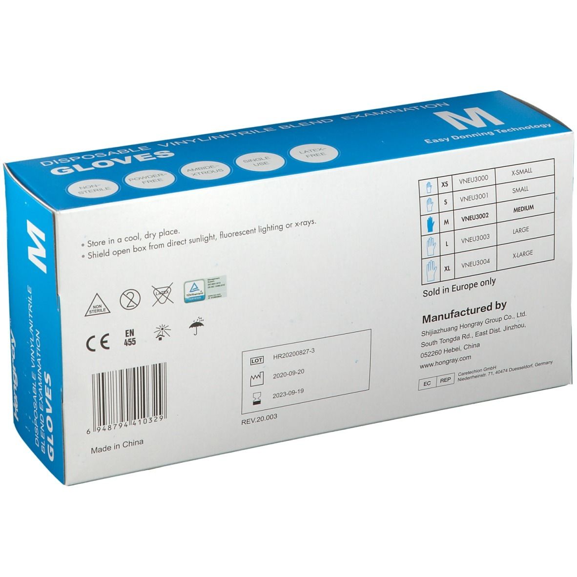 Handschoenen Nitril - Vinyl Blended Medium