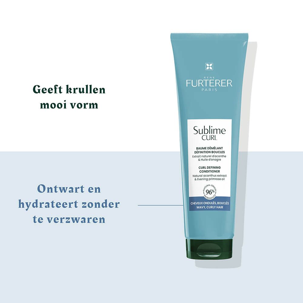Rene Furterer Sublime Curl conditioner tube, 200ml. Voor golvend, krullend haar.