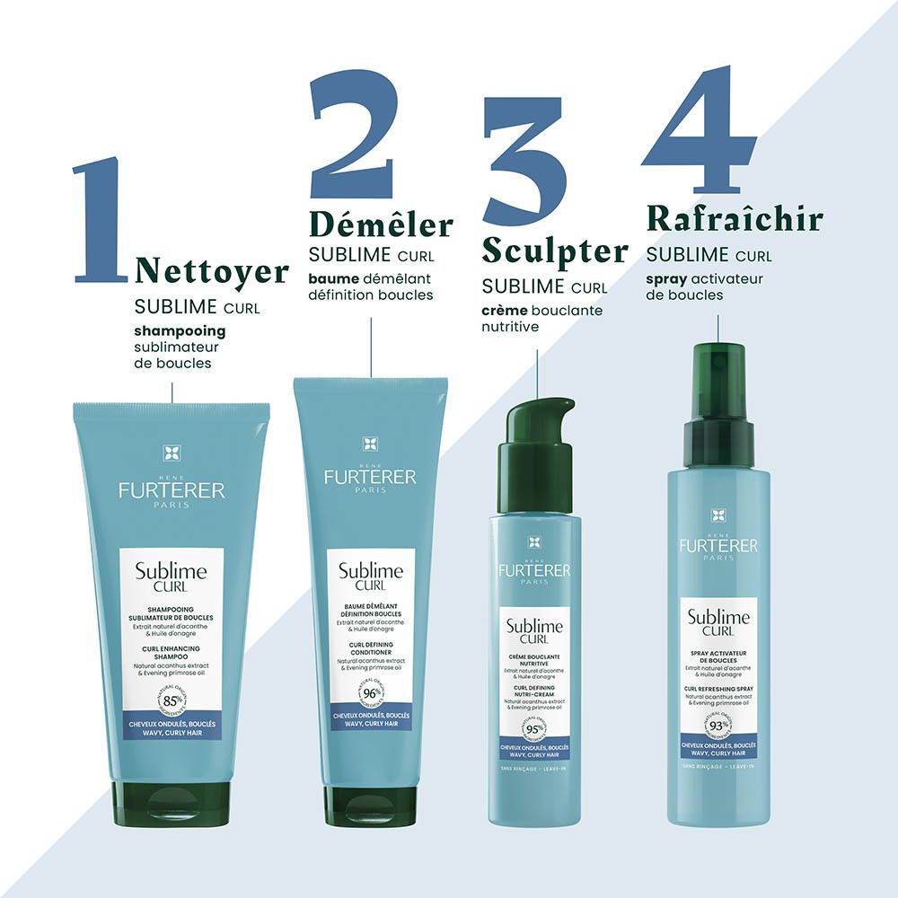 Rene Furterer Sublime Curl Crème définissant les boucles pour cheveux ondulés et bouclés.