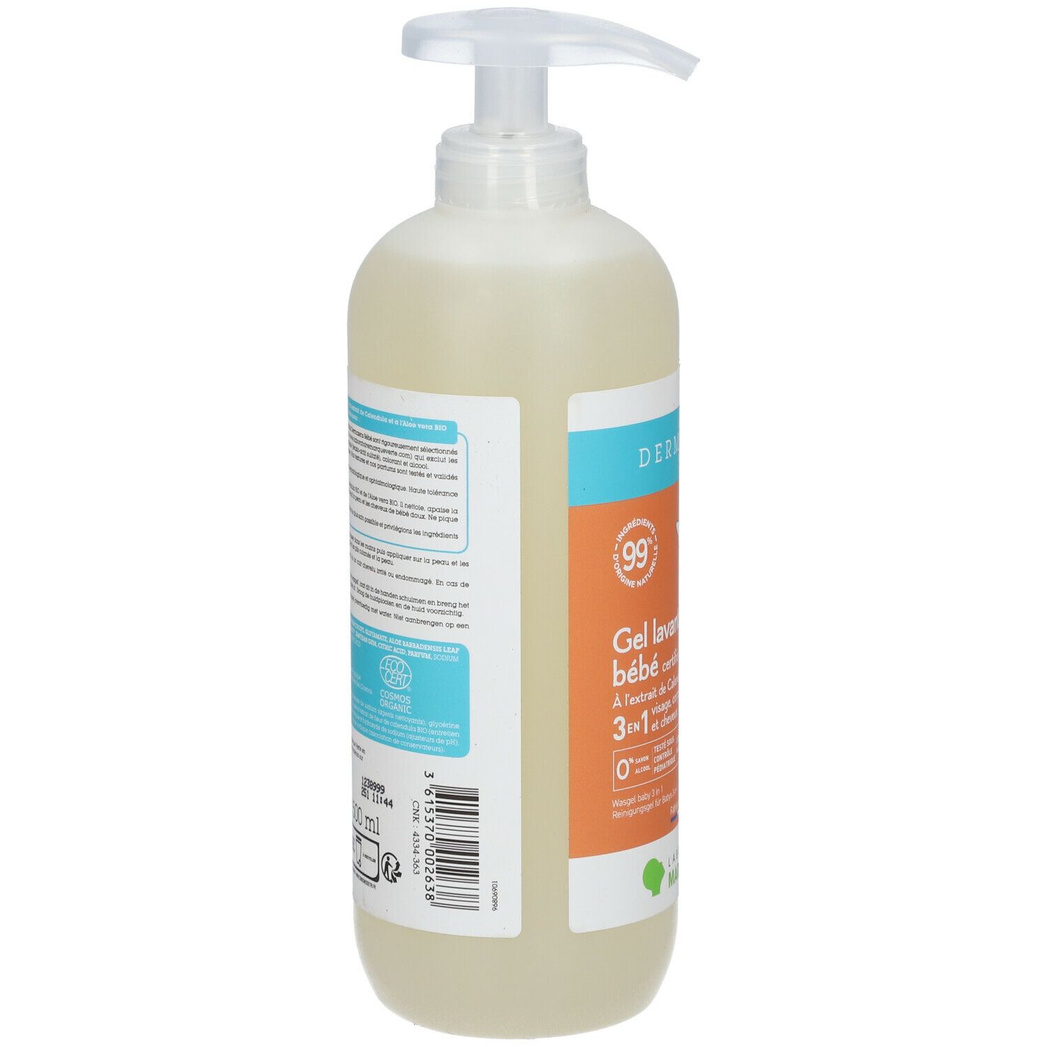DermAsens Baby 3-in-1 Reinigingsgel Bio