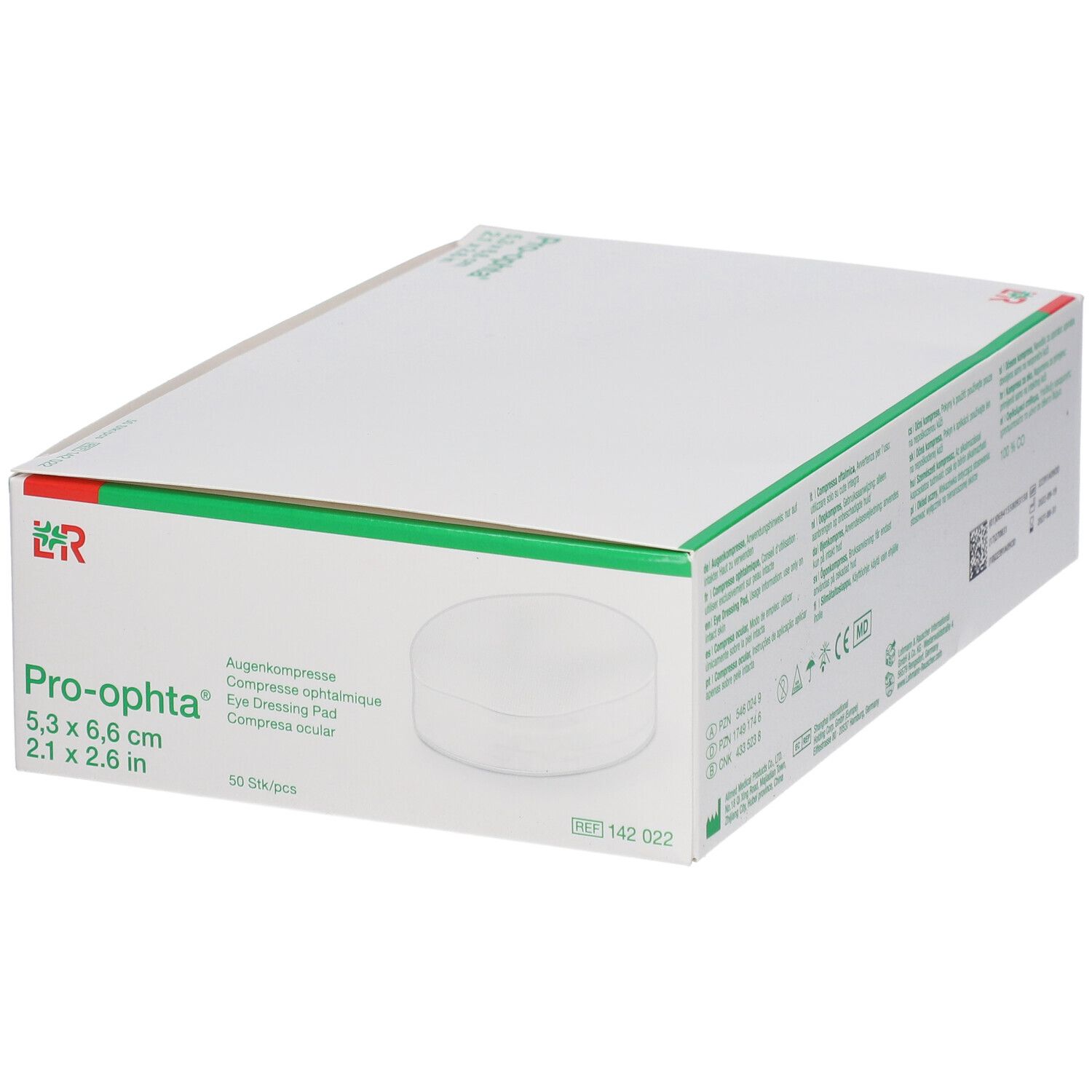 Pro-ophta® Compresses Oculaires 5,3 x 6,6 cm